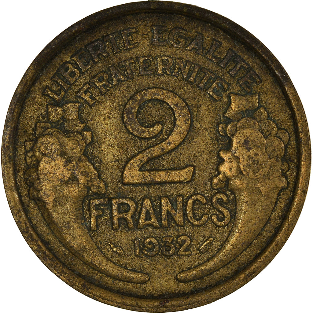 Moneta, Francia, 2 Francs, 1932