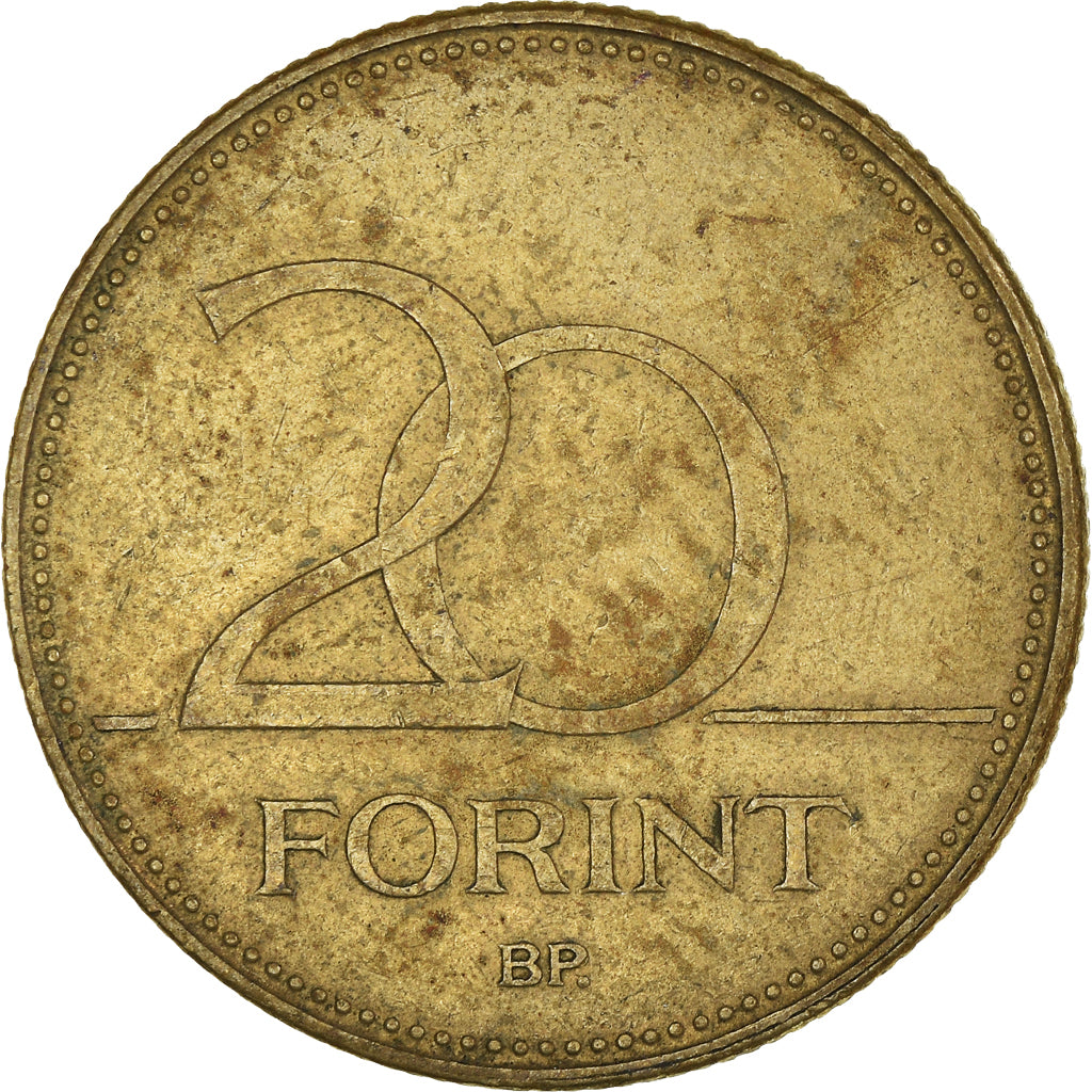 Coin, Hungary, 20 Forint, 1993