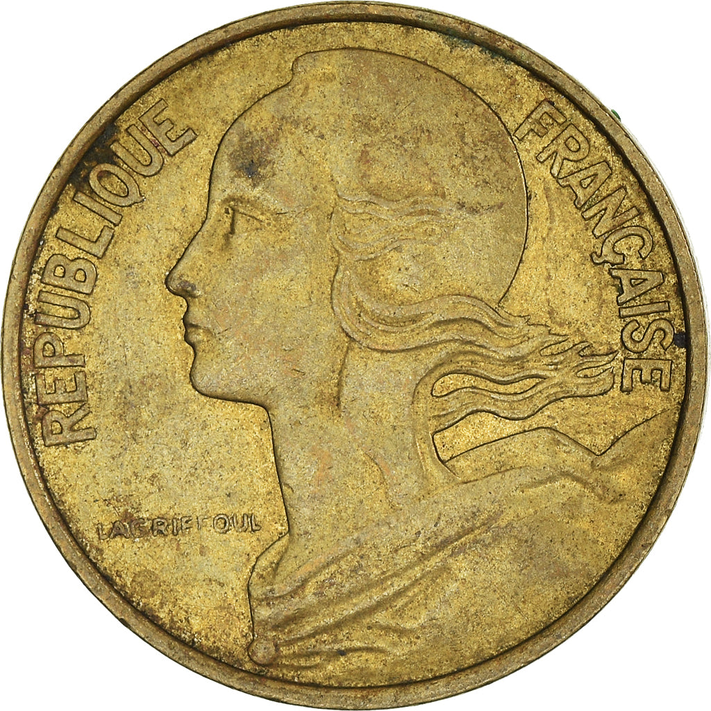 Coin, France, 10 Centimes, 1976