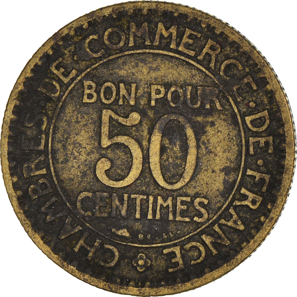Monnaie, France, 50 Centimes, 1923