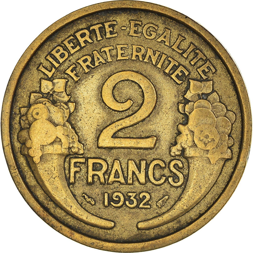 Moneta, Francia, 2 Francs, 1932