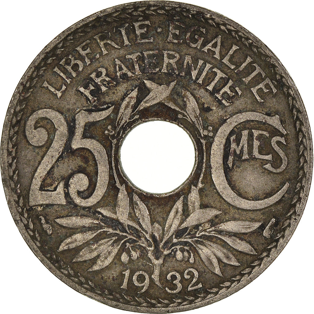 Moneta, Francia, 25 Centimes, 1932