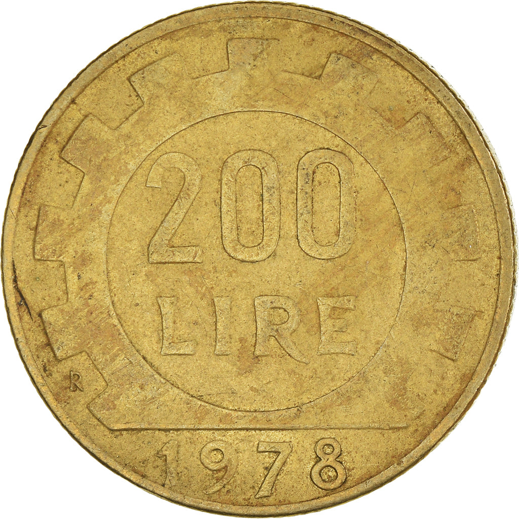 Munten, Italië, 200 Lire, 1978