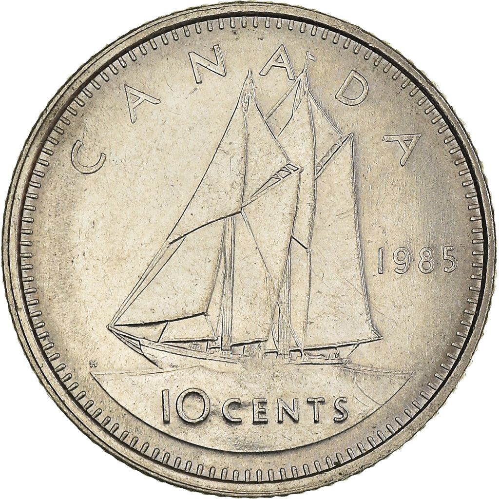 Moneta, Canada, 10 Cents, 1985