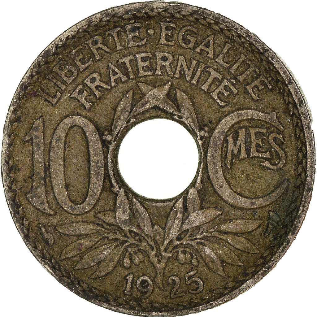 Coin, France, 10 Centimes, 1925