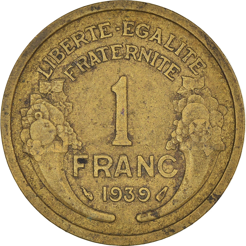 Monnaie, France, Franc, 1939