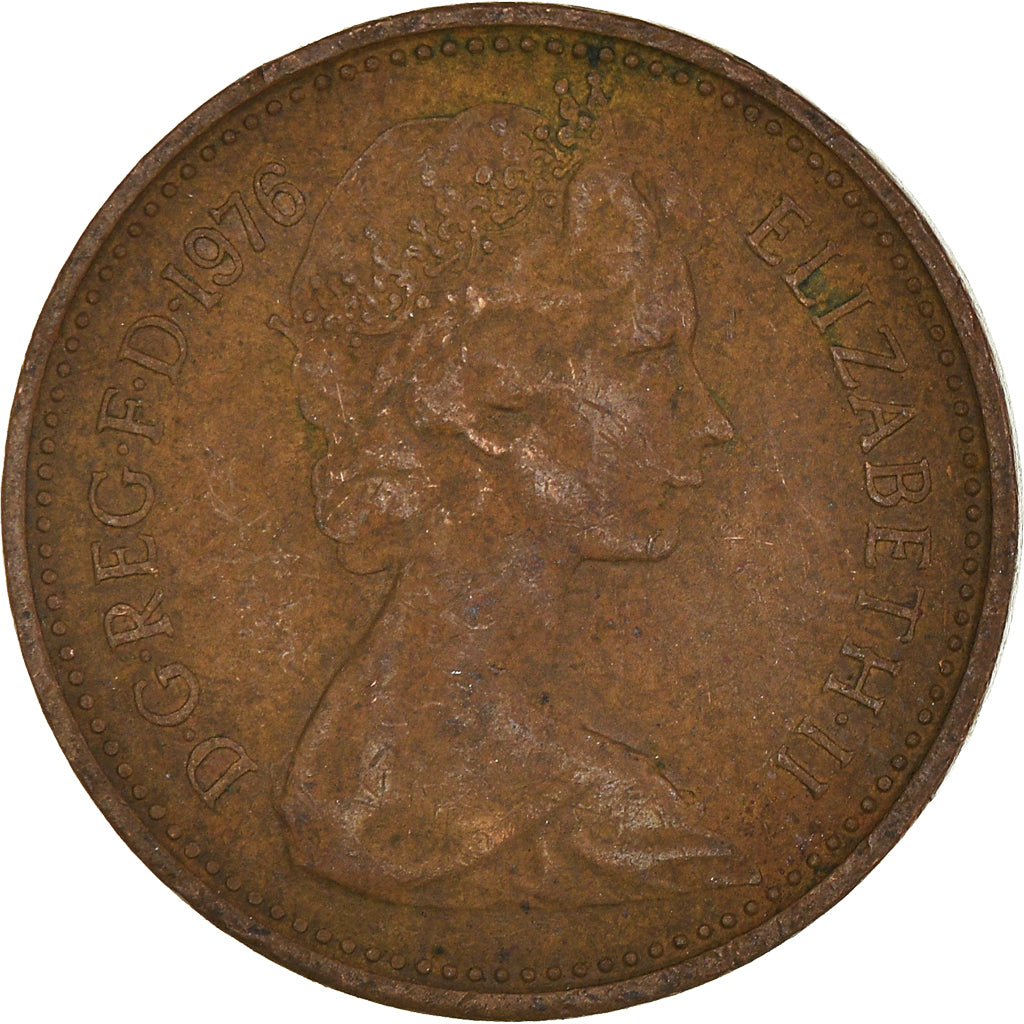 Munten, Groot Bretagne, New Penny, 1976