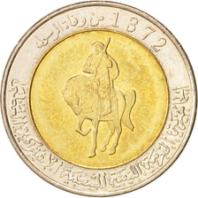 Libya, 1/2 Dinar, 2004, MS(63), Bi-Metallic, KM:27