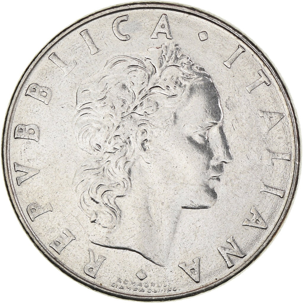 Münze, Italien, 50 Lire, 1978