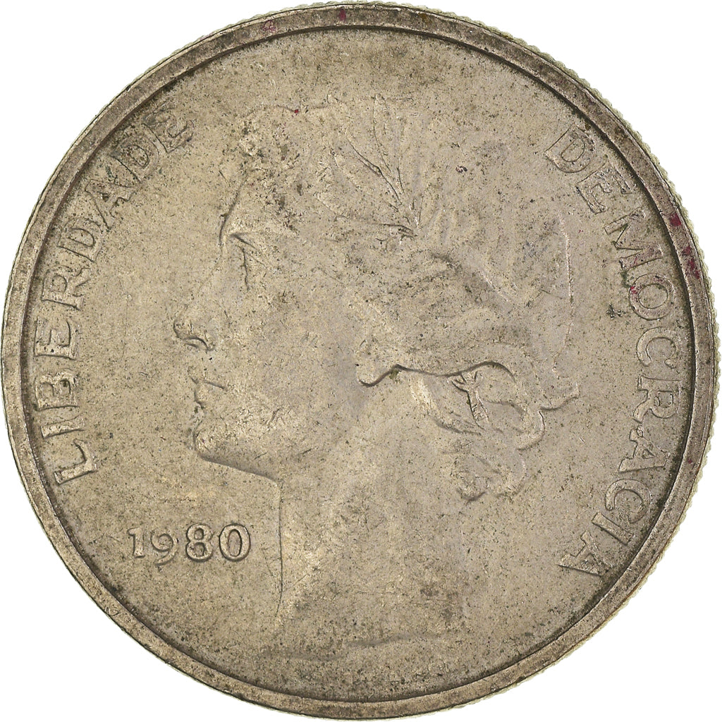 Moneta, Portogallo, 25 Escudos, 1980