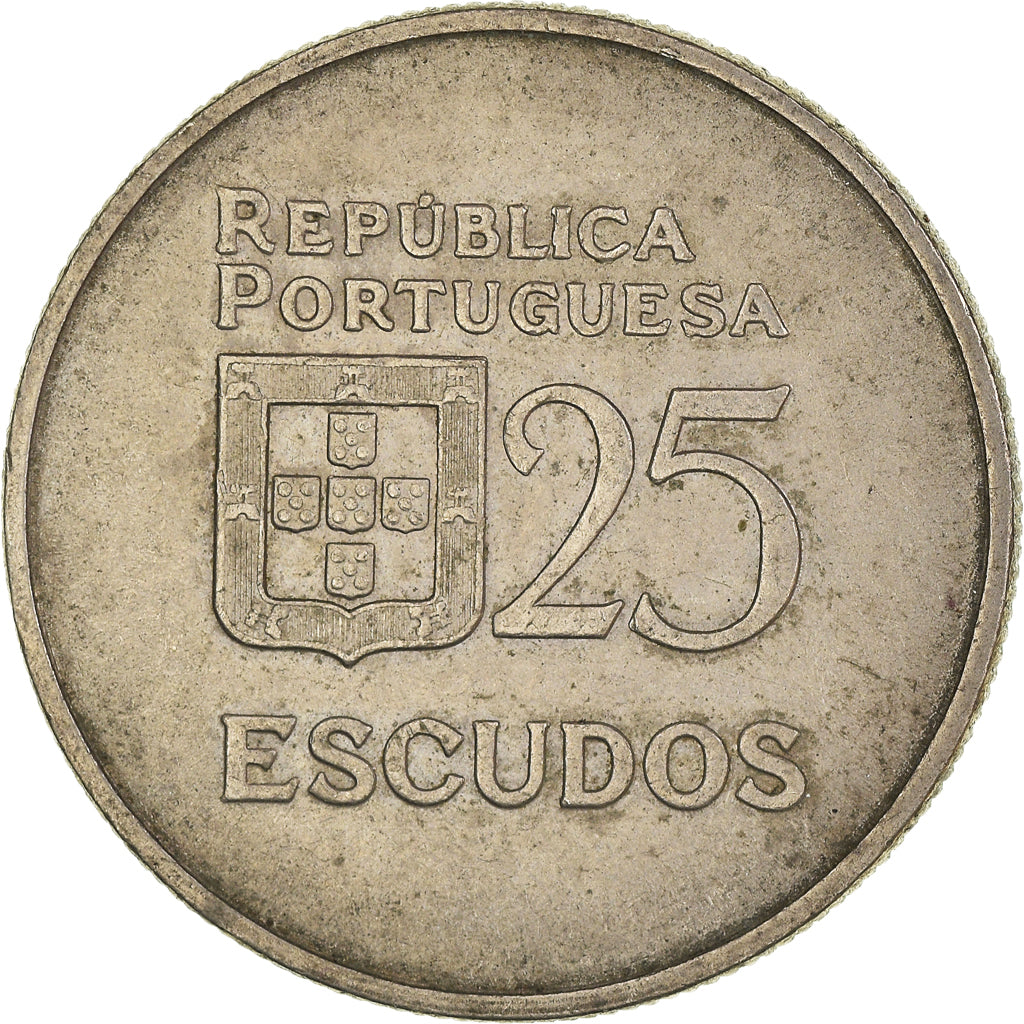 Moneta, Portogallo, 25 Escudos, 1980