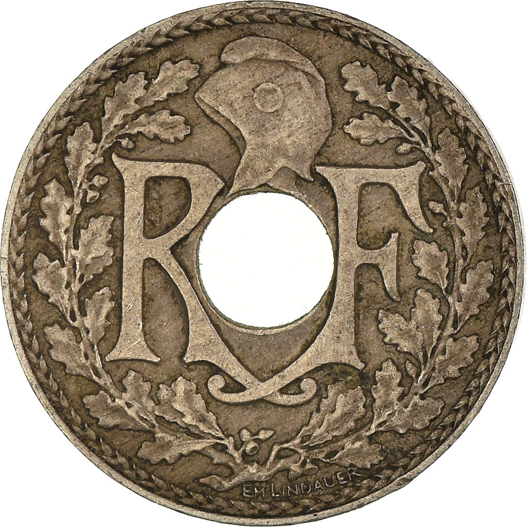 Munten, Frankrijk, 5 Centimes, 1933