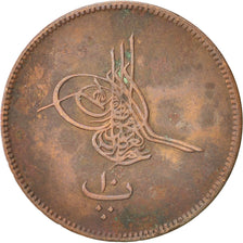 Egypt, Abdul Aziz, 10 Para, 1863, EF(40-45), Bronze, KM:241