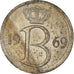 Moneda, Bélgica, 25 Centimes, 1969