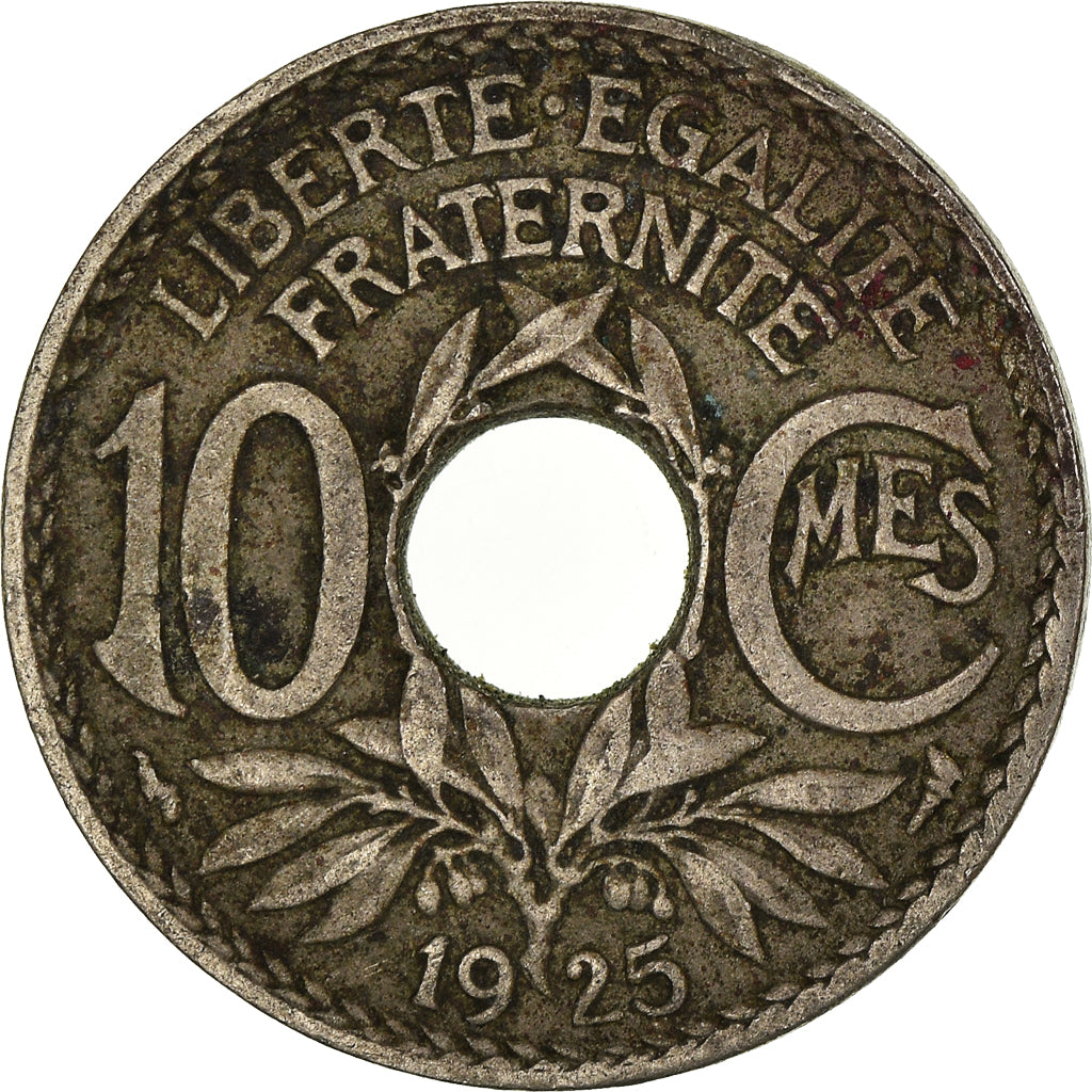 Coin, France, 10 Centimes, 1925