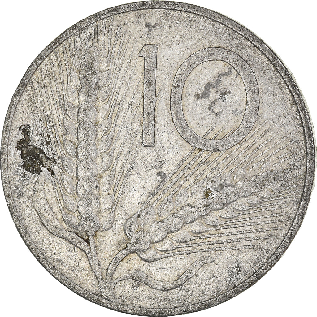Munten, Italië, 10 Lire, 1953