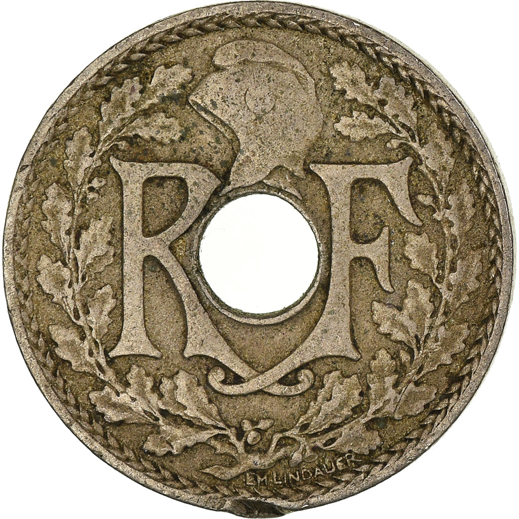 Munten, Frankrijk, 5 Centimes, 1920