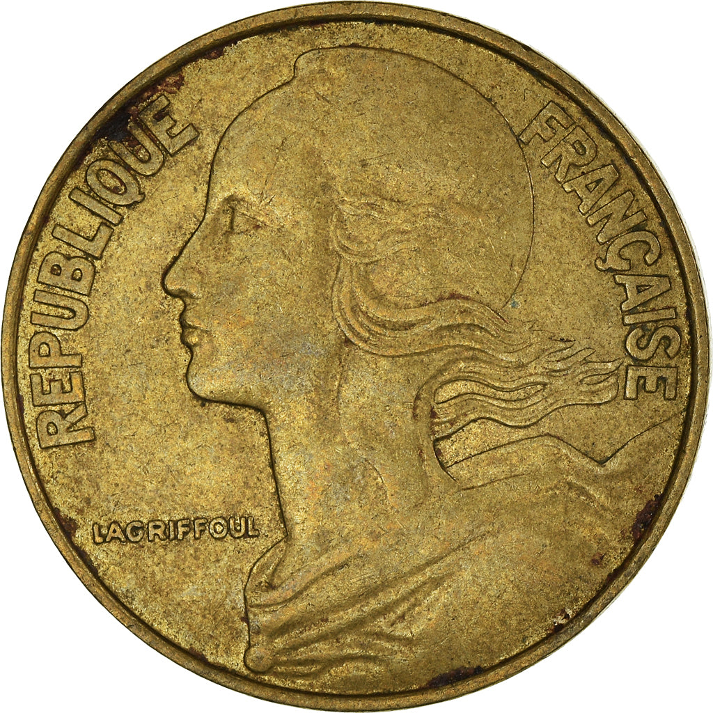 Coin, France, 20 Centimes, 1987