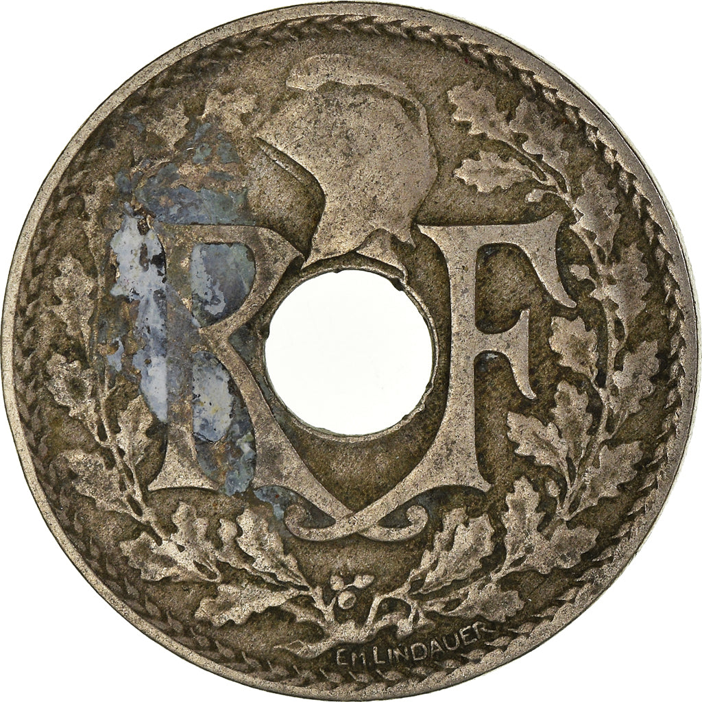 Munten, Frankrijk, 25 Centimes, 1922