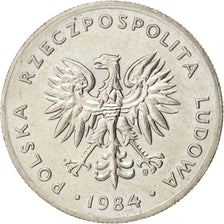Coin, Poland, 20 Zlotych, 1984, Warsaw, MS(63), Copper-nickel, KM:153.1