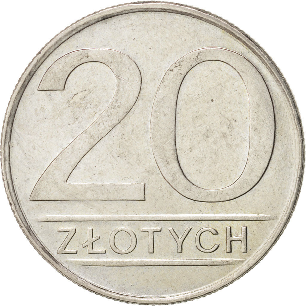 Coin, Poland, 20 Zlotych, 1984, Warsaw, MS(63), Copper-nickel, KM:153.1