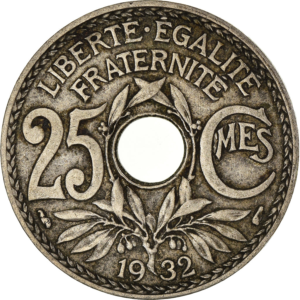 Moneta, Francia, 25 Centimes, 1932
