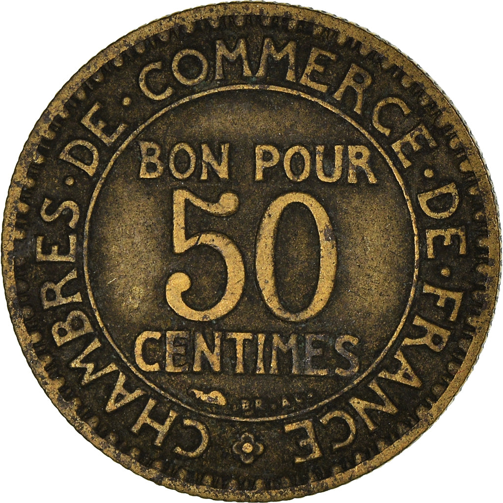 Coin, France, 50 Centimes, 1923