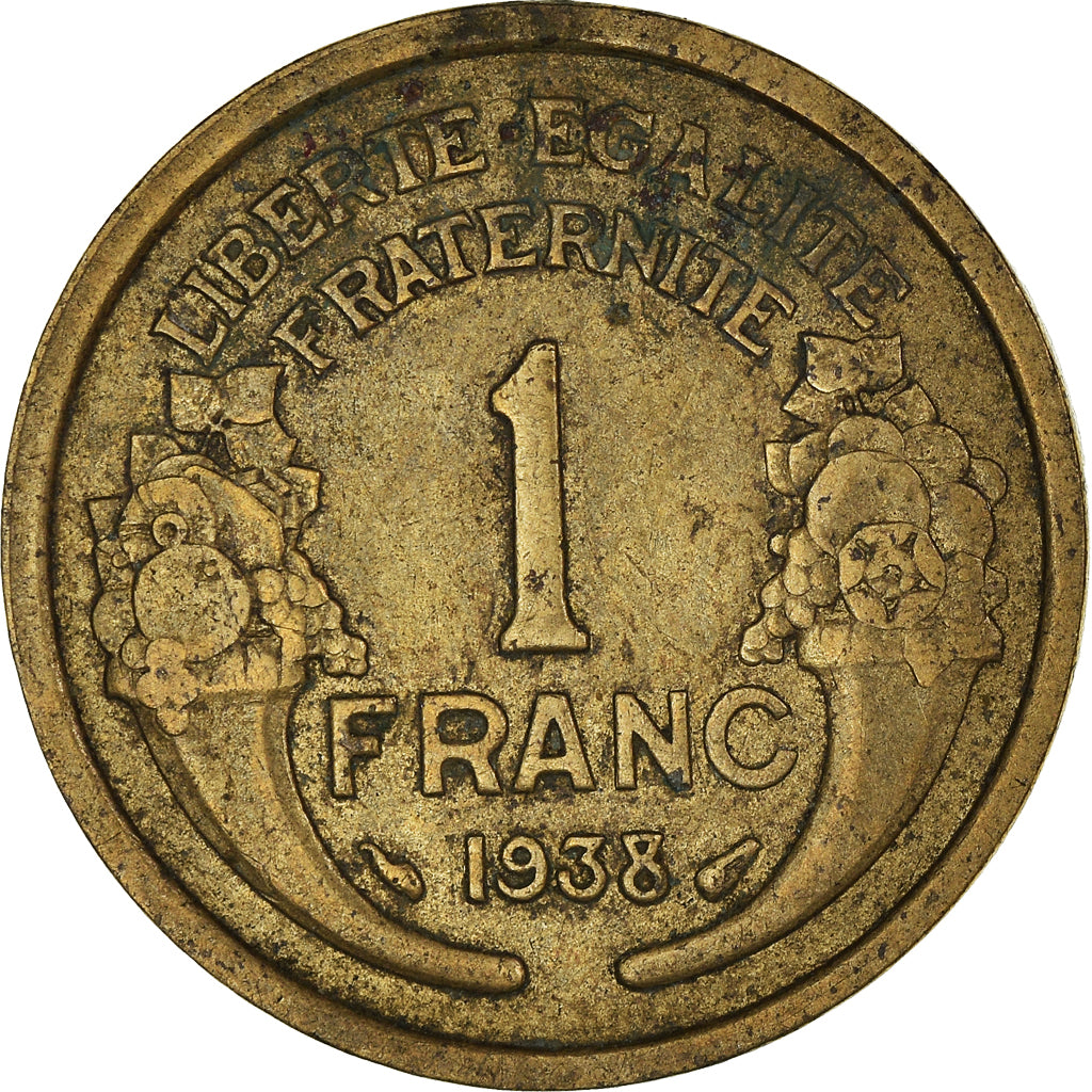 Monnaie, France, Franc, 1938