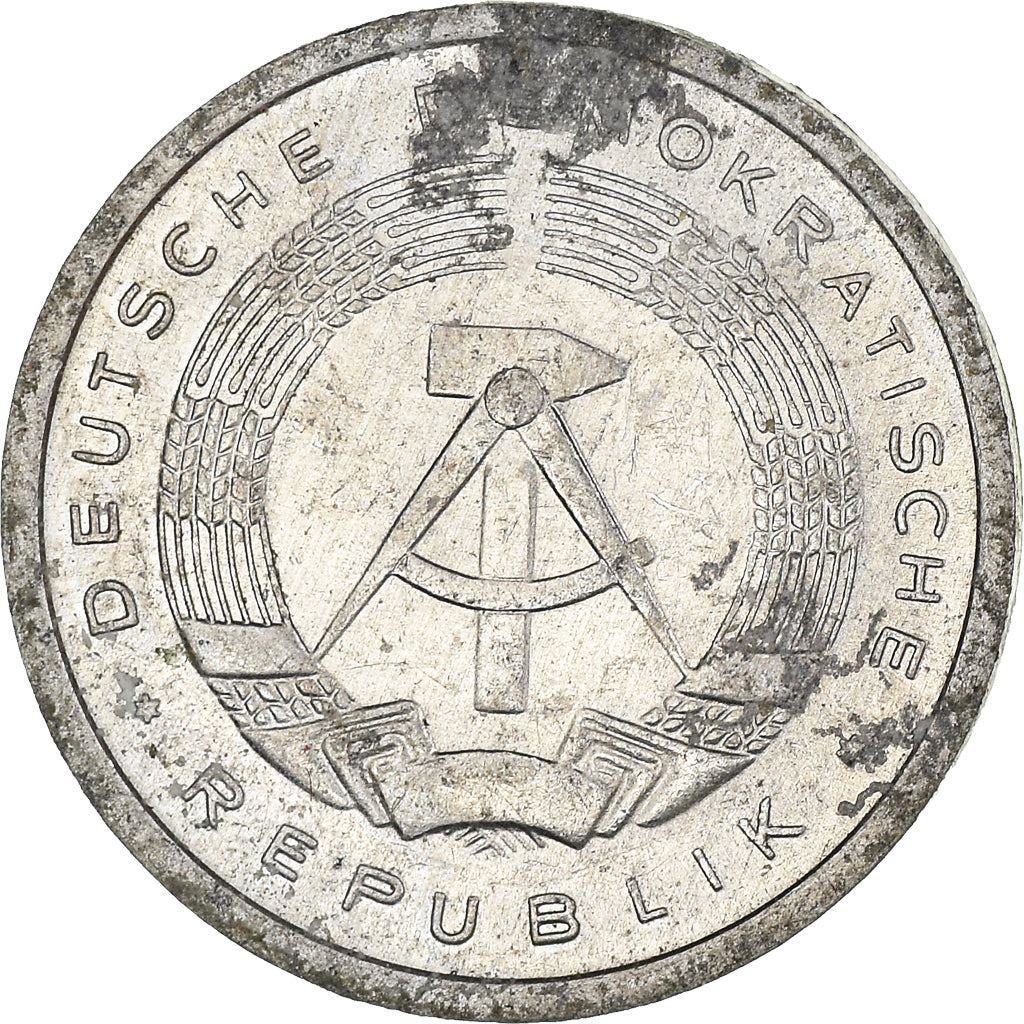 Moeda, ALEMANHA - REPÚBLICA DEMOCRÁTICA, Pfennig, 1987