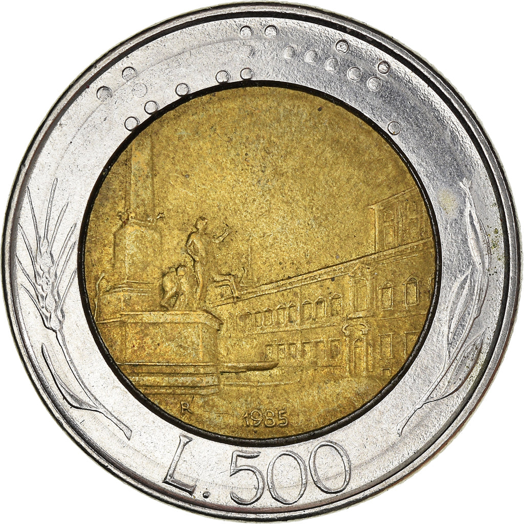 Coin, Italy, 500 Lire, 1985