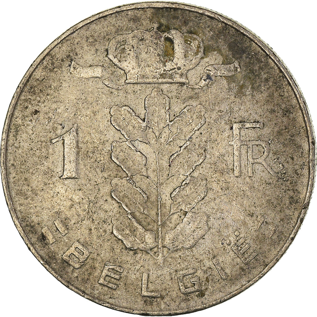 Coin, Belgium, Franc, 1977