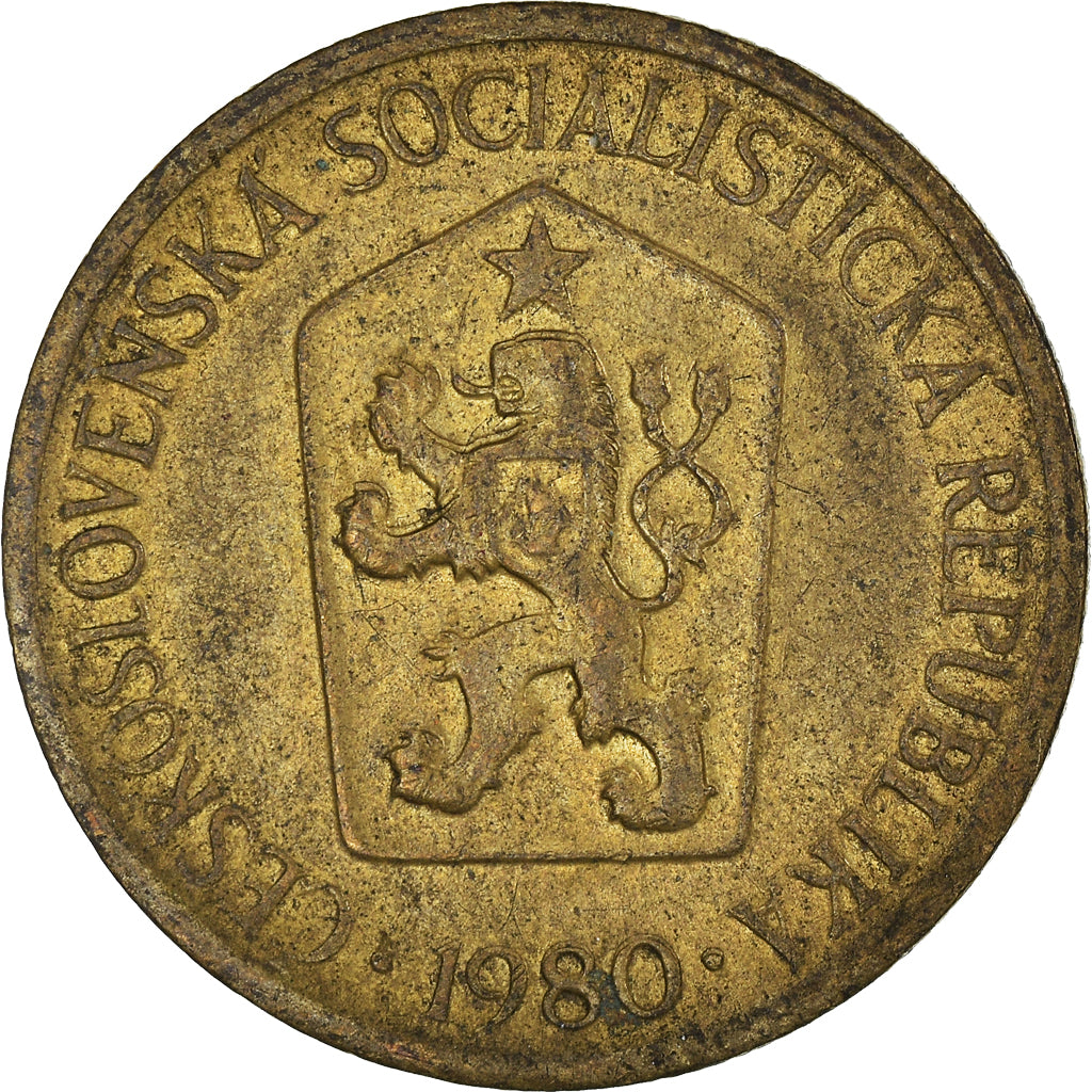 Moeda, Checoslováquia, Koruna, 1980
