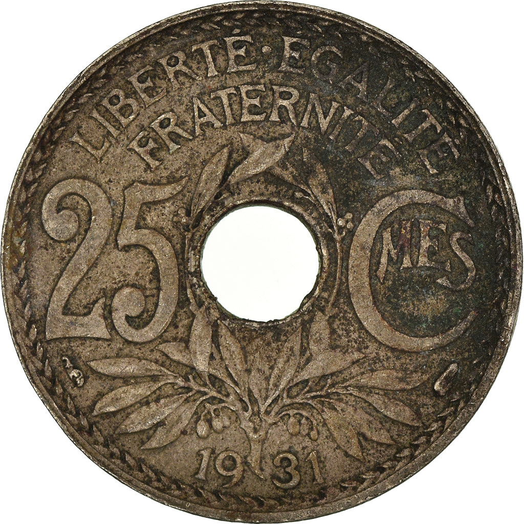 Moneta, Francia, 25 Centimes, 1931