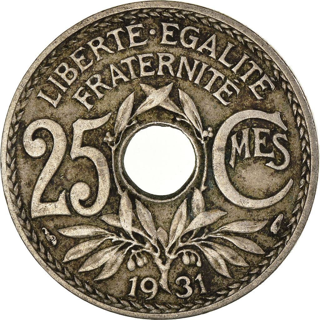 Coin, France, 25 Centimes, 1931