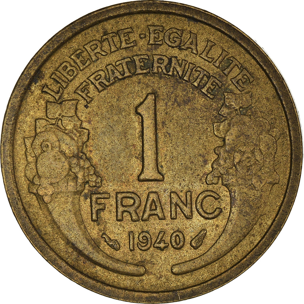 Moneta, Francia, Franc, 1940