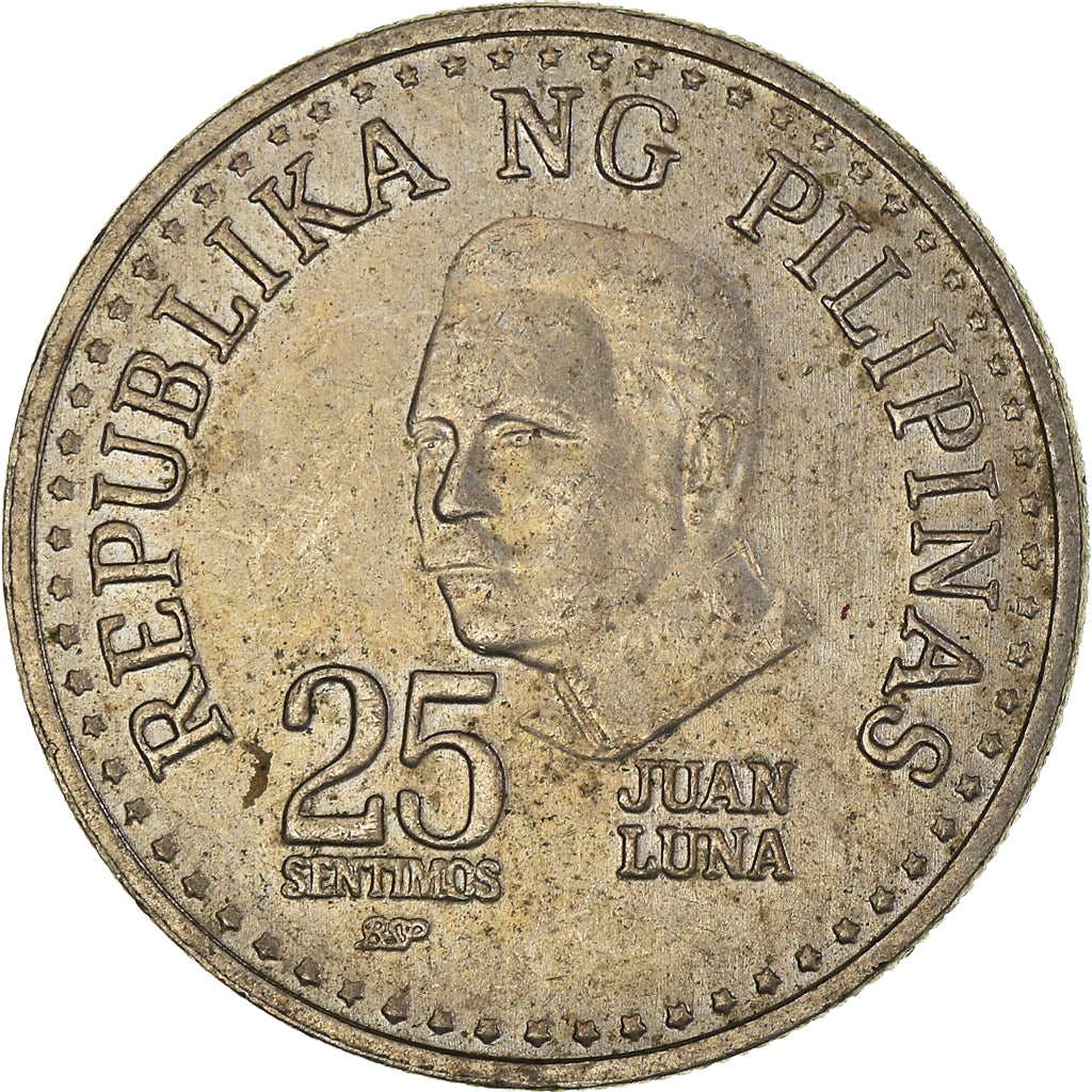 Moneta, Filipiny, 25 Sentimos, 1982