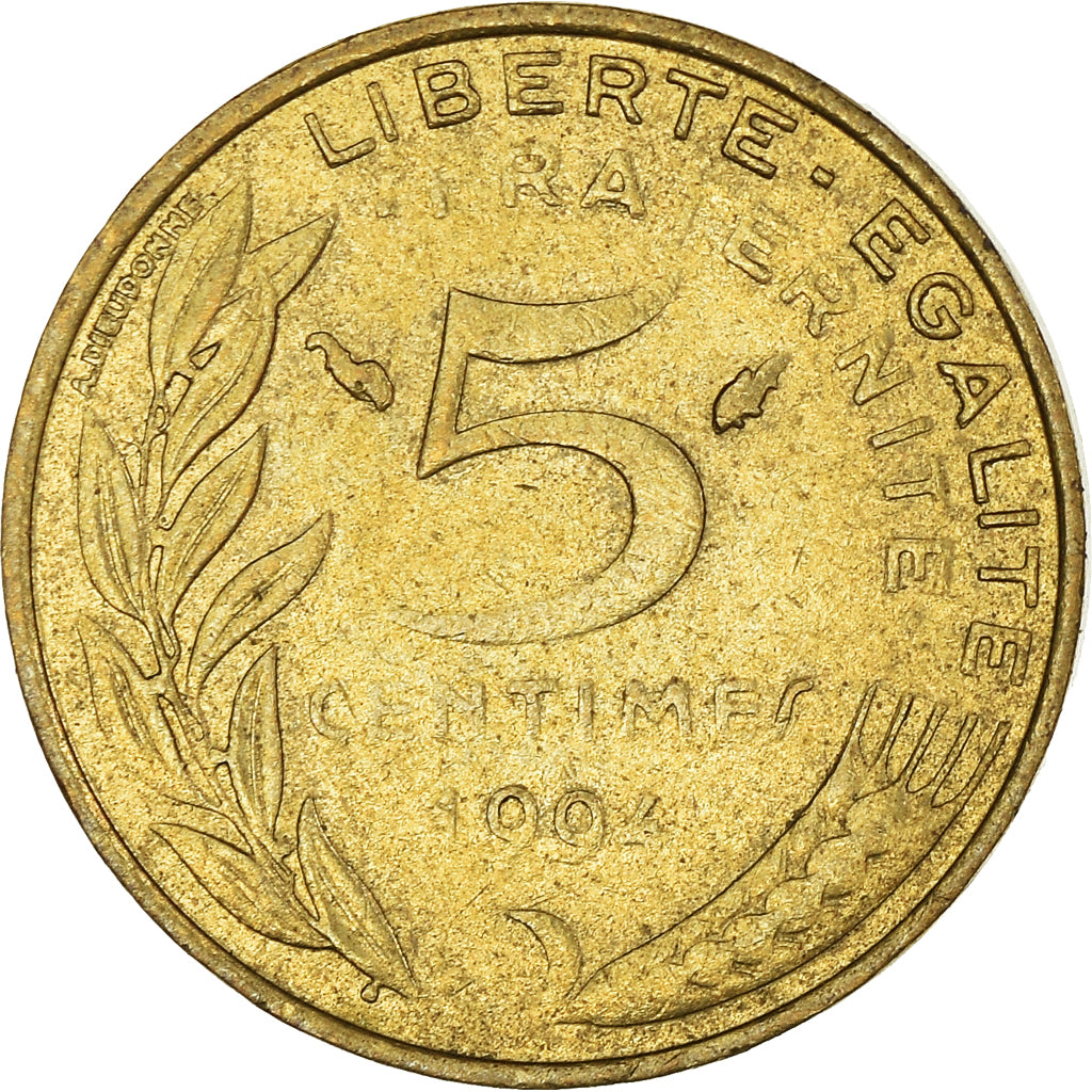 Moneta, Francia, 5 Centimes, 1994