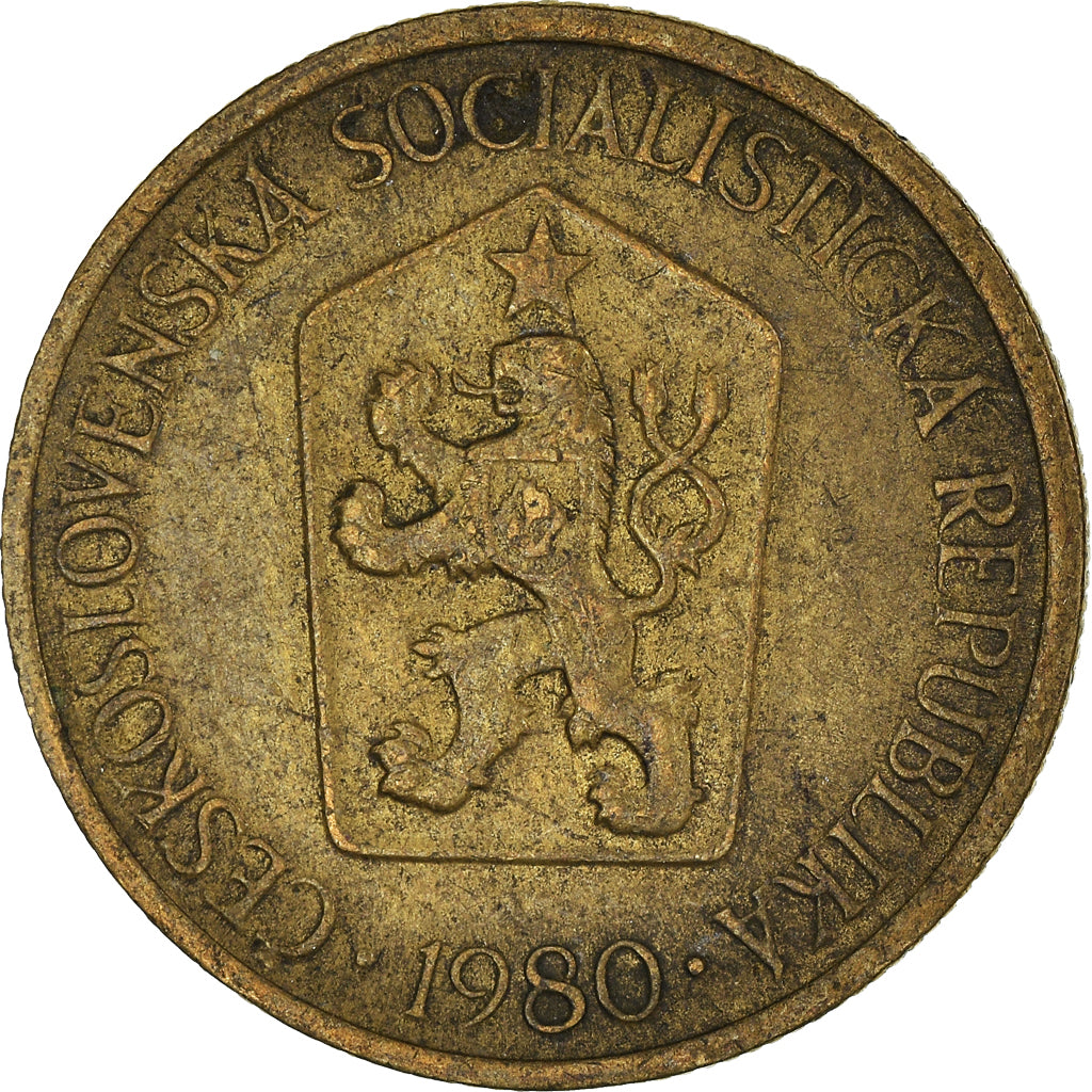 Moeda, Checoslováquia, Koruna, 1980