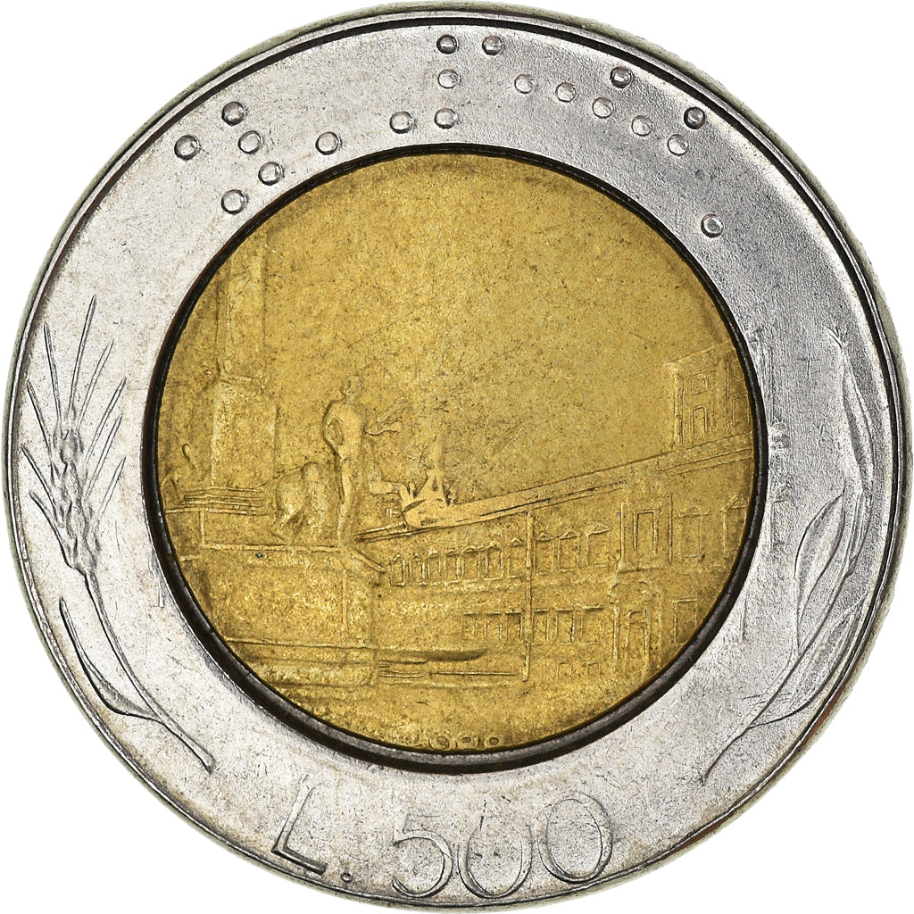 Moneta, Italia, 500 Lire, 1988