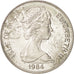 Moneda, Isla de Man, Elizabeth II, Crown, 1984, Pobjoy Mint, MBC, Cobre -