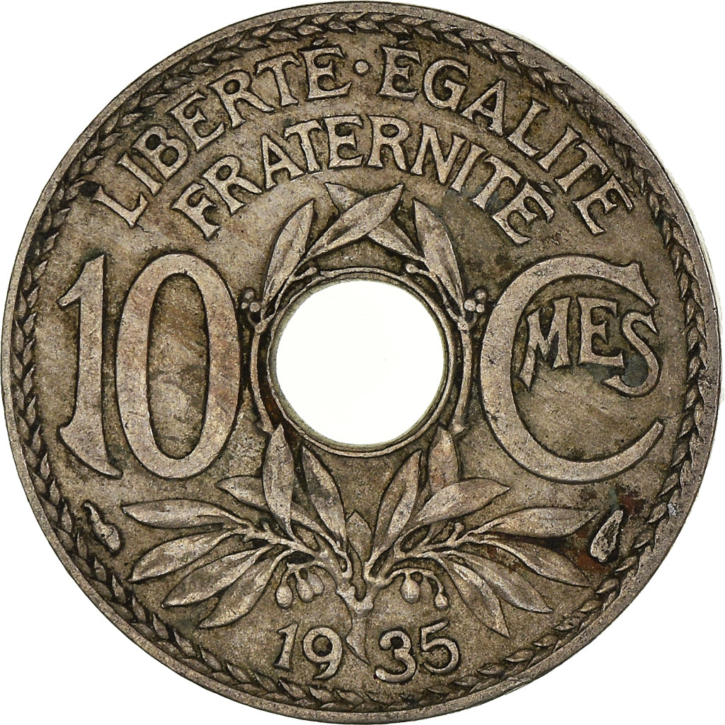Coin, France, 10 Centimes, 1935