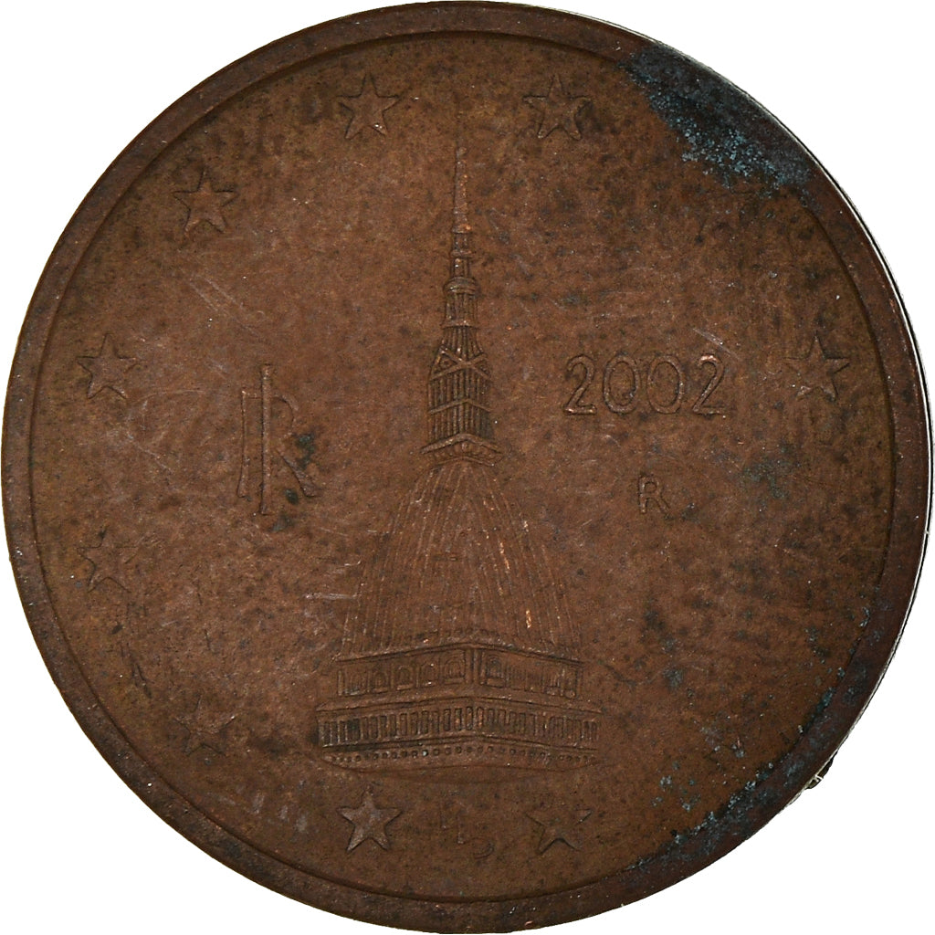 Monnaie, Italie, 2 Euro Cent, 2002