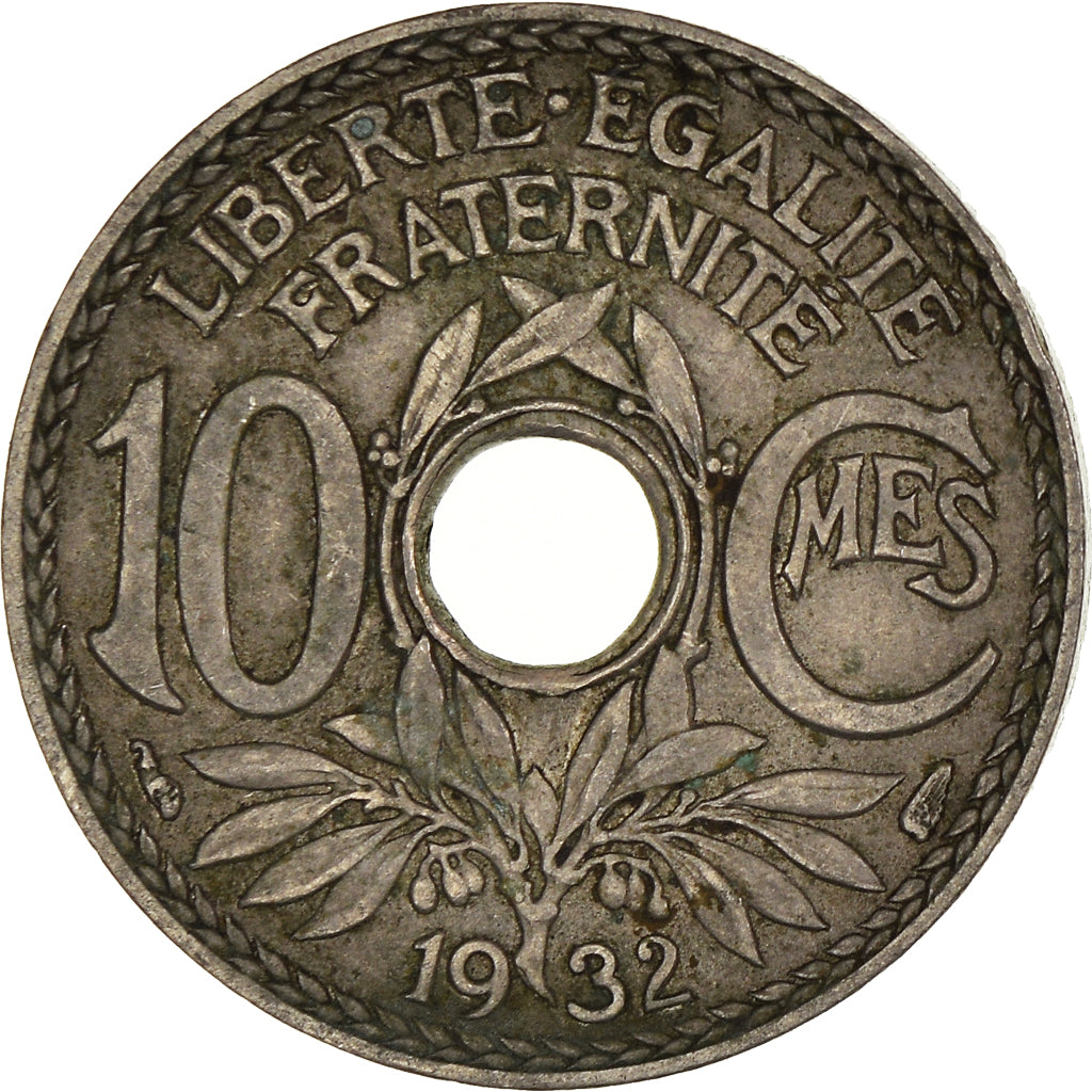Coin, France, 10 Centimes, 1932
