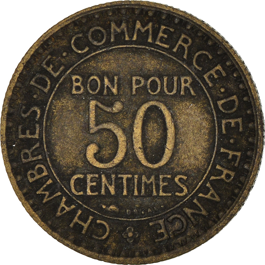 Münze, Frankreich, 50 Centimes, 1924
