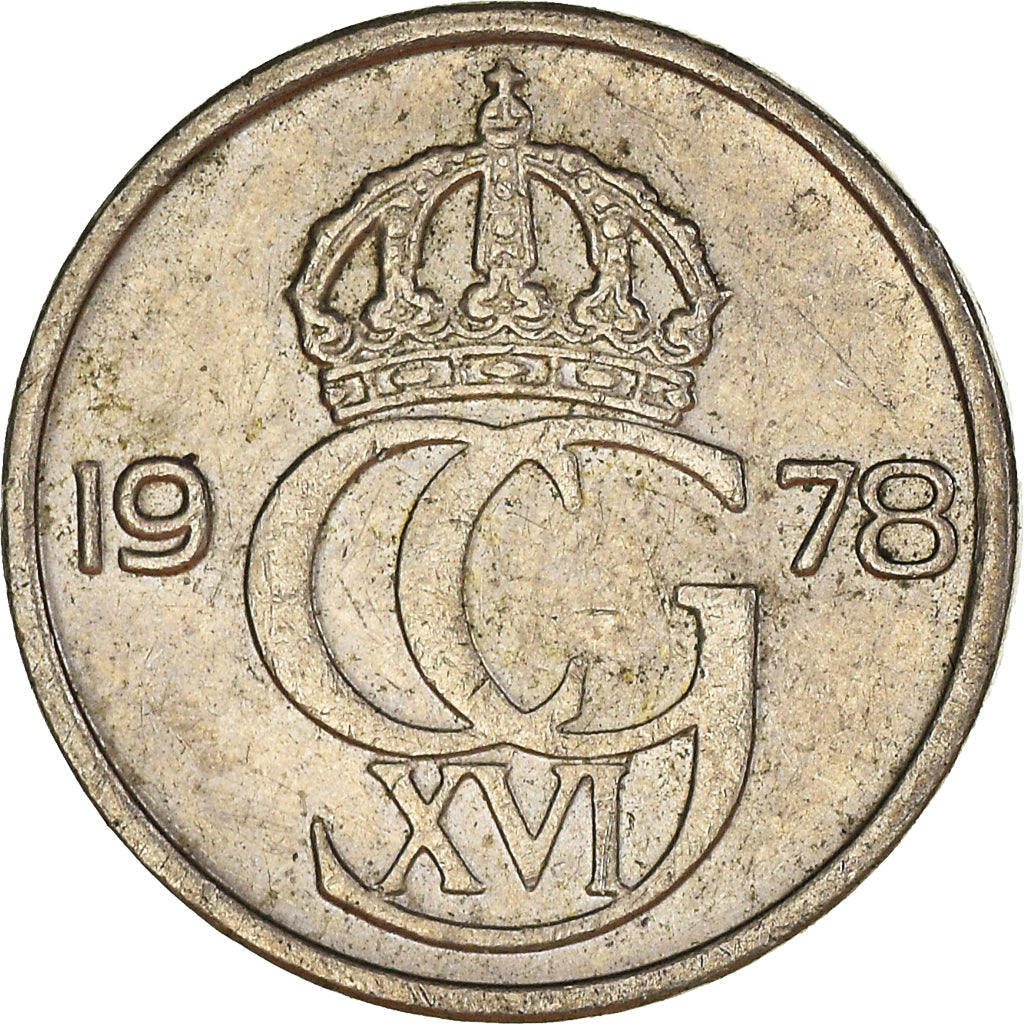 Moneda, Suecia, 10 Öre, 1978