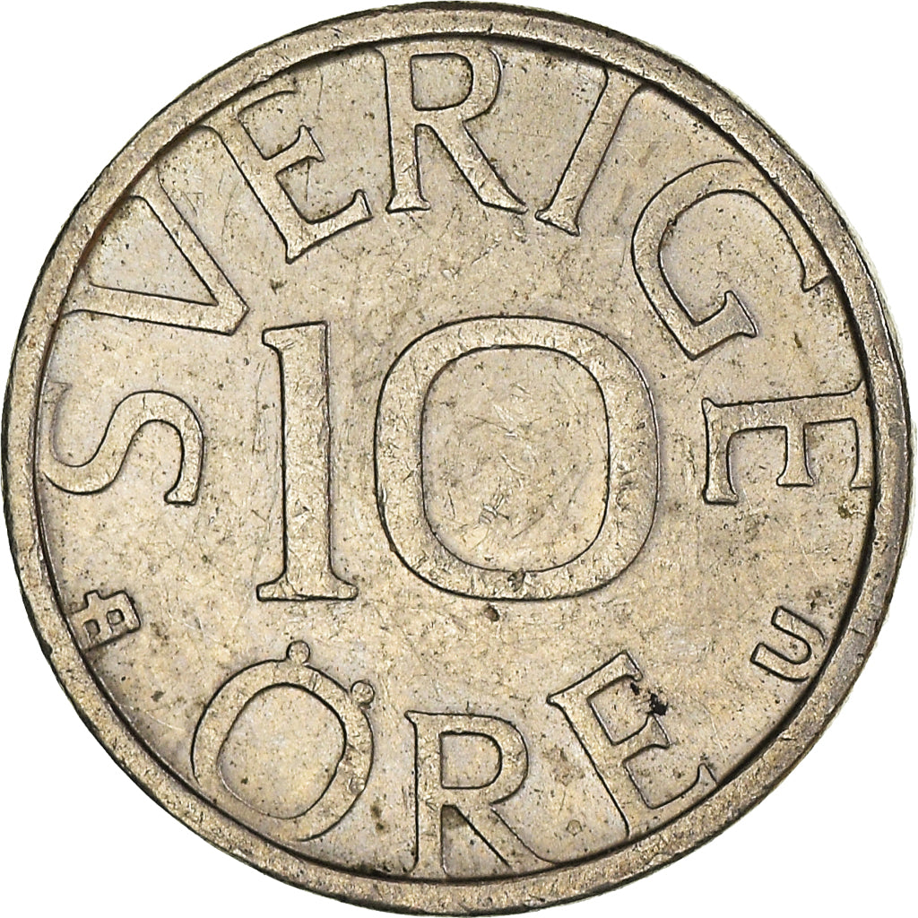 Moneda, Suecia, 10 Öre, 1978