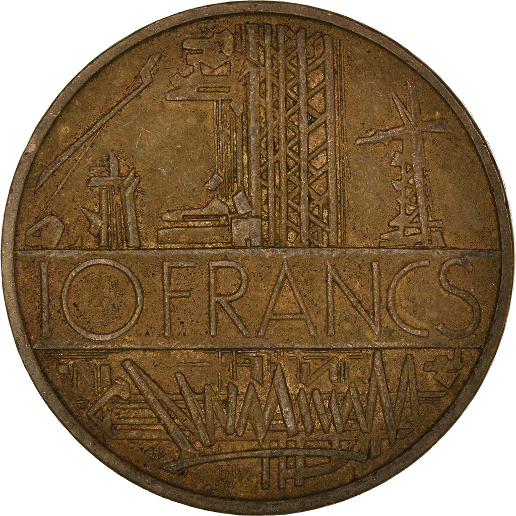 Coin, France, 10 Francs, 1977