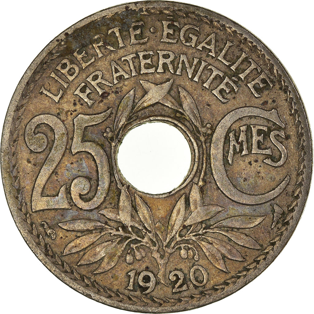 Moneta, Francia, 25 Centimes, 1920