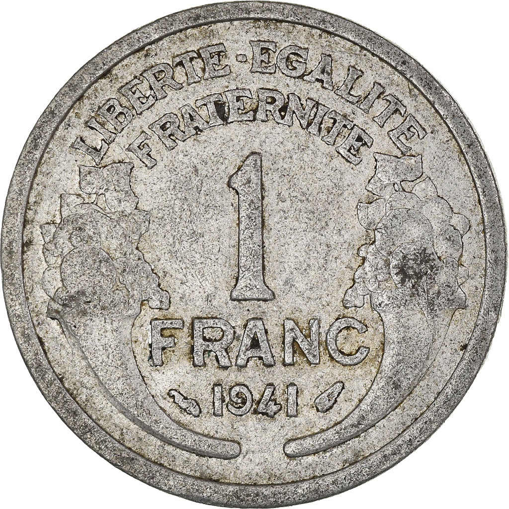 Monnaie, France, Franc, 1941