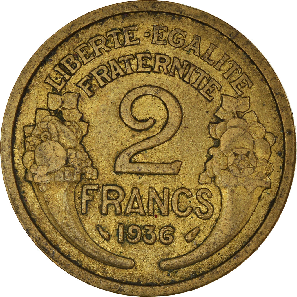 Moneta, Francia, 2 Francs, 1936